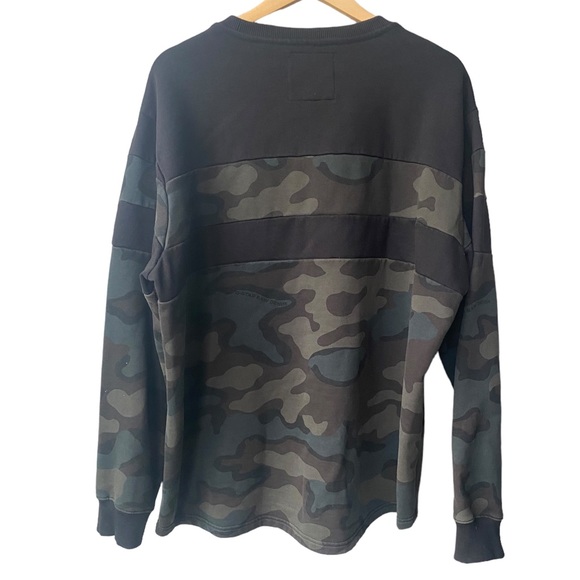 G-Star Raw Black Camo Graphic Sweatshirt With Logo Size XXL - Picture 7 of 11